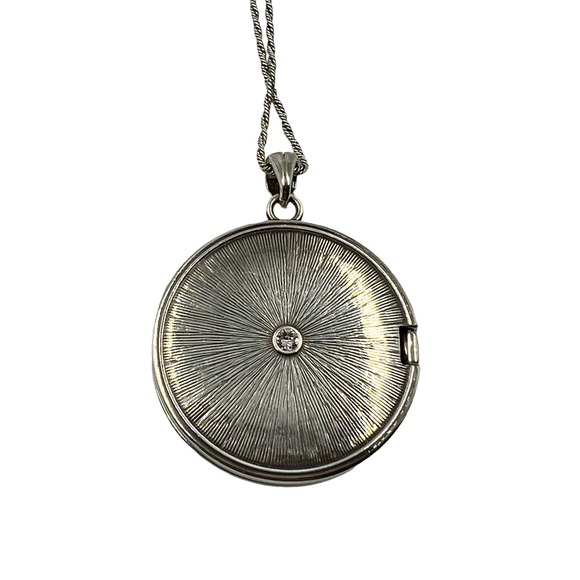BRIGHTON FLOWER OF LIFE CONVERTIBLE LOCKET NECKLACE - Picture 3 of 4
